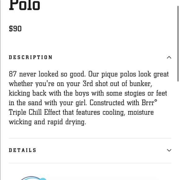 Player 2 Mens Short Sleeve Golf Polo Navy Blue Size Large Perfect condition - Picture 7 of 7